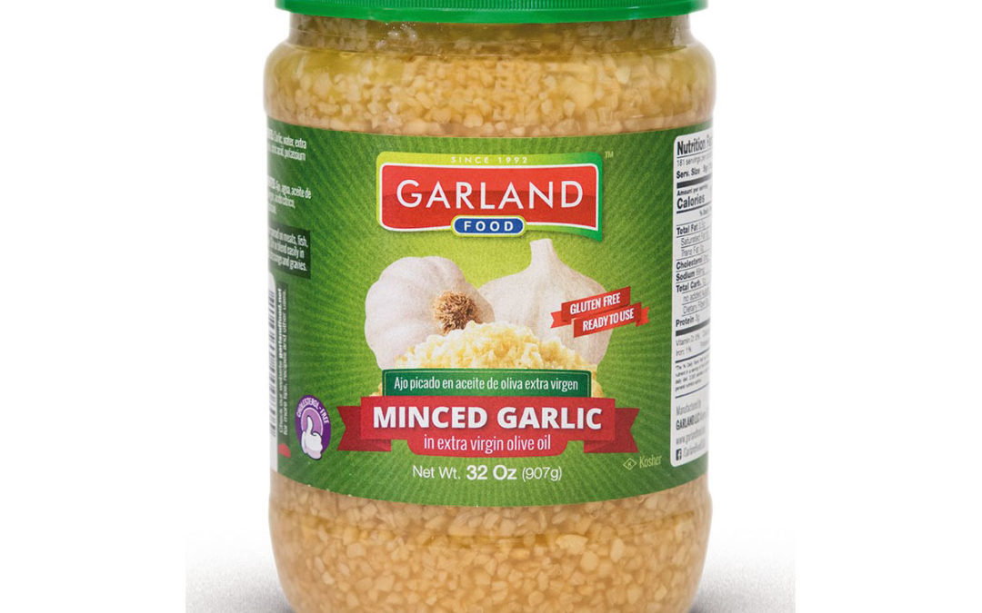 Minced Garlic in Extra Virgin Olive Oil