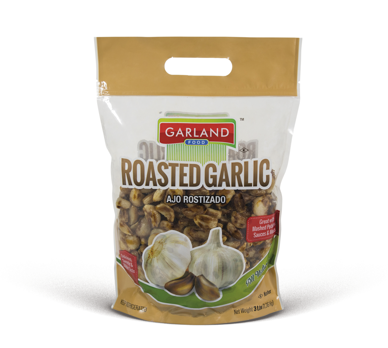 Roasted Peeled Garlic Bag